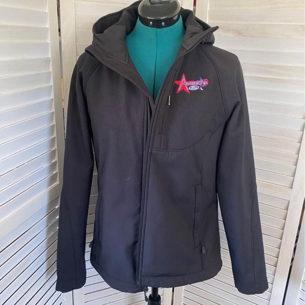 American Ford Black Softshell Jacket